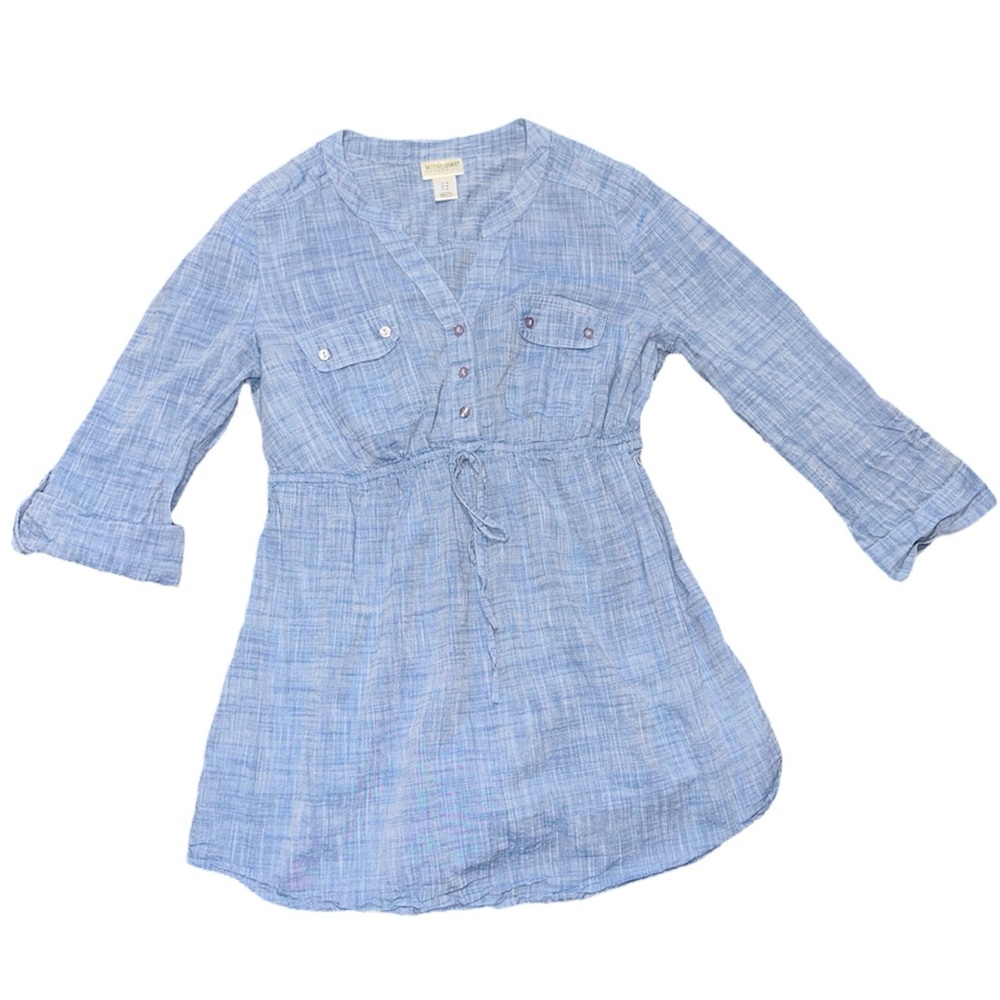 Denim Maternity Shirt